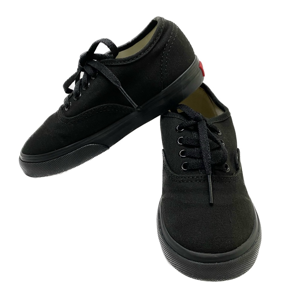 Black Vans Kids Toddler 9.5c Lace Up Classic Sneaker Skate Shoes NWOT